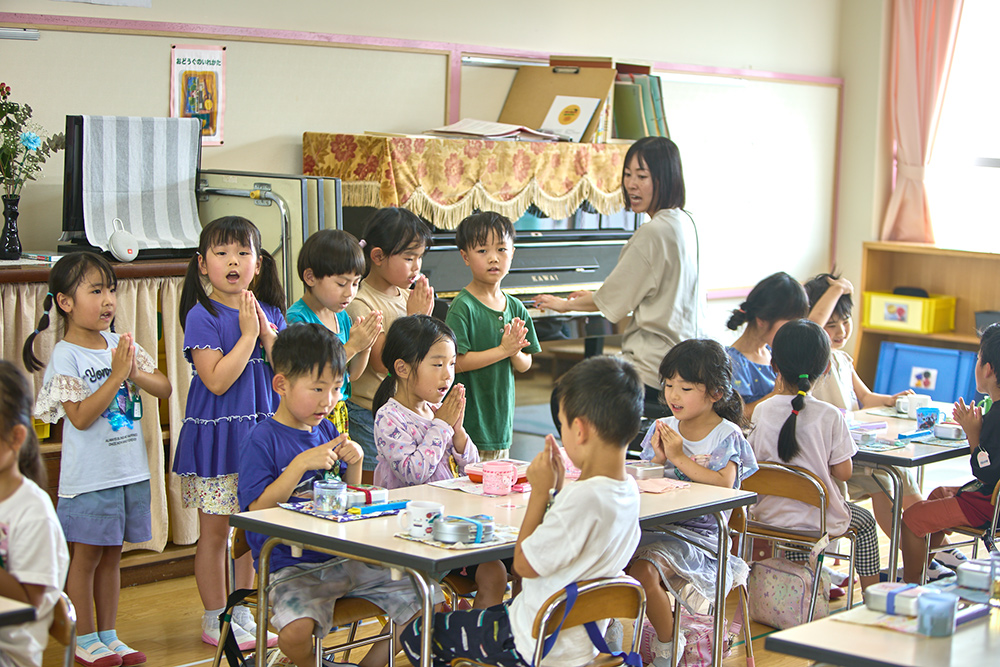 給食の様子